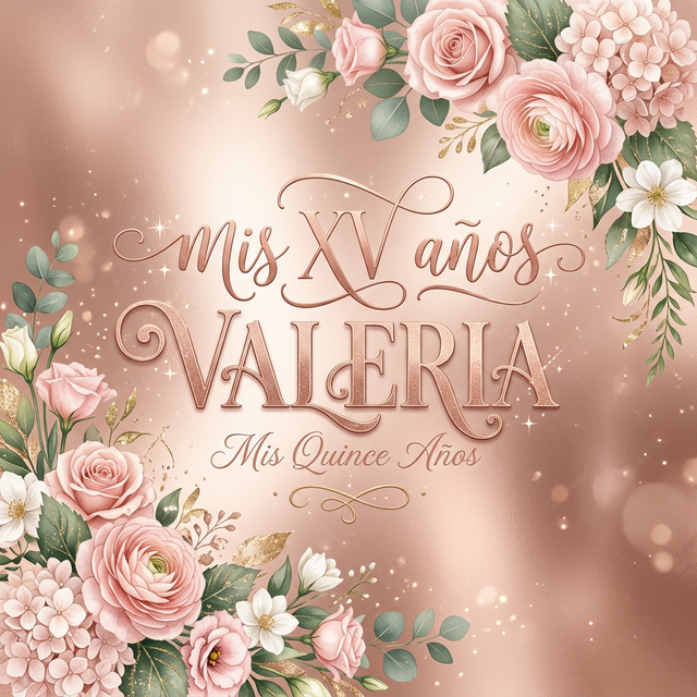 Demo XV Años Rose Gold